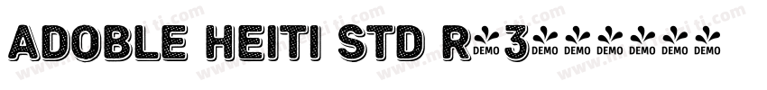 Adoble Heiti Std R-3字体转换